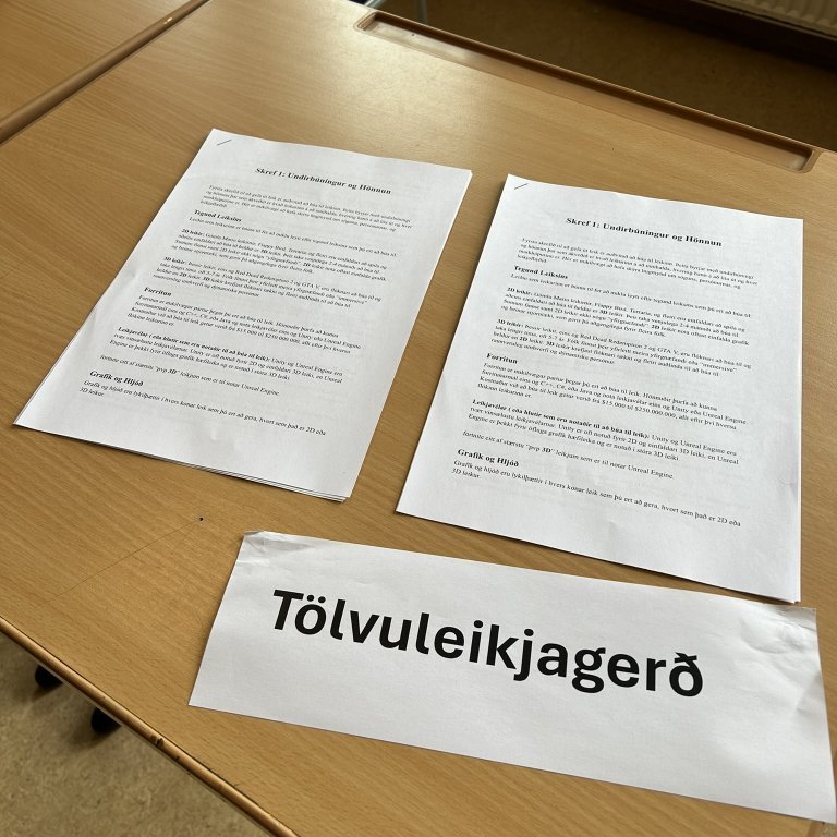 Rikki stúderaði tölvuleikjagerð.