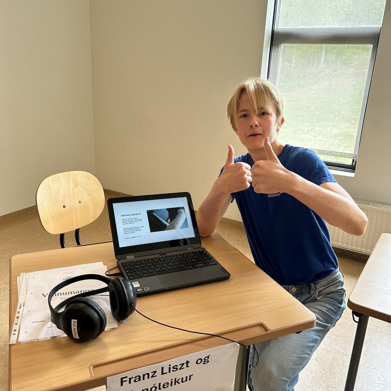 Magnús stúderaði Franz Liszt.