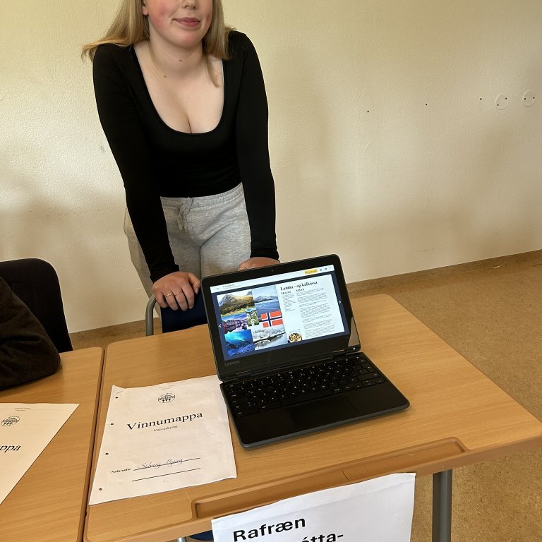 Sóley Björg hannaði rafræna Þjóðarrétta matreiðslubók