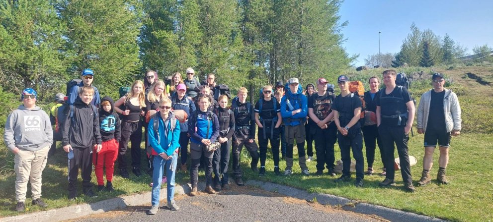 Unglingastig í Náttúruskólanum