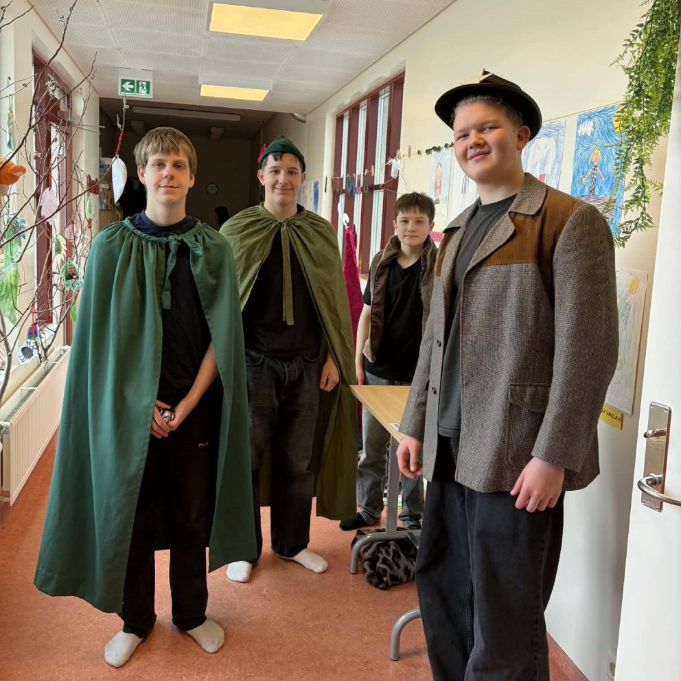 Baldur, Tinni, Ólafur og Símon tilbúnir í slaginn