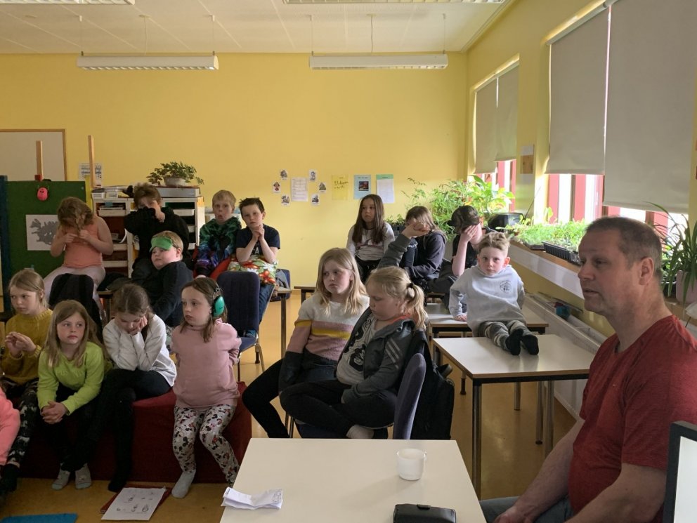 Heimsókn Jens lögreglustjóra