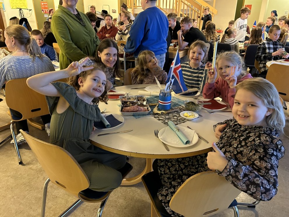 Nemendur og starfsfólk héldu glæsilegt þorrablót