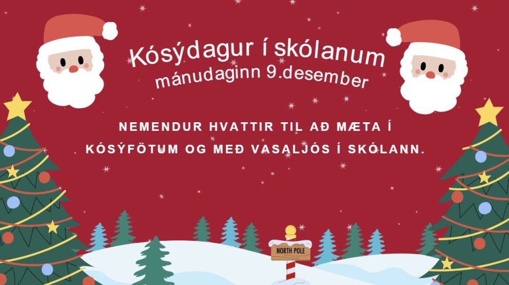 Kósý dagur í skólanum