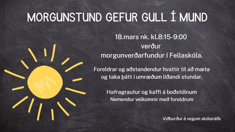 Morgunverðarfundur