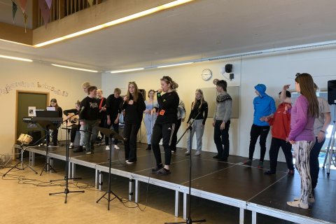 Undirbúningur fyrir árshátíð