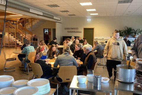 Ágætis mæting var á morgunverðarfundi skólaráðs í morgun