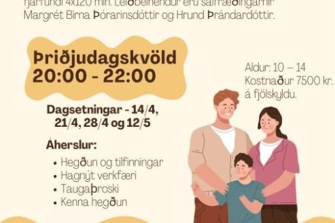 Foreldranámskeið í fjarfundi