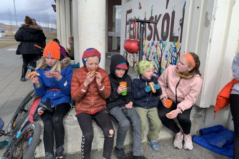 Grillaðar pylsur alltaf jafn góðar