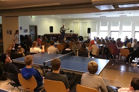 Jón Hilmar í heimsókn