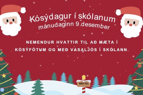 Kósý dagur í skólanum